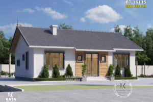 Mẫu nhà 1 tầng 130m2 3 phòng ngủ 700 triệu đơn giản đẹp – Mã số: BT 16115