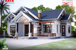 Mẫu nhà vườn 1 tầng mái Thái đẹp tại Quảng Bình – Mã số: BT 11038